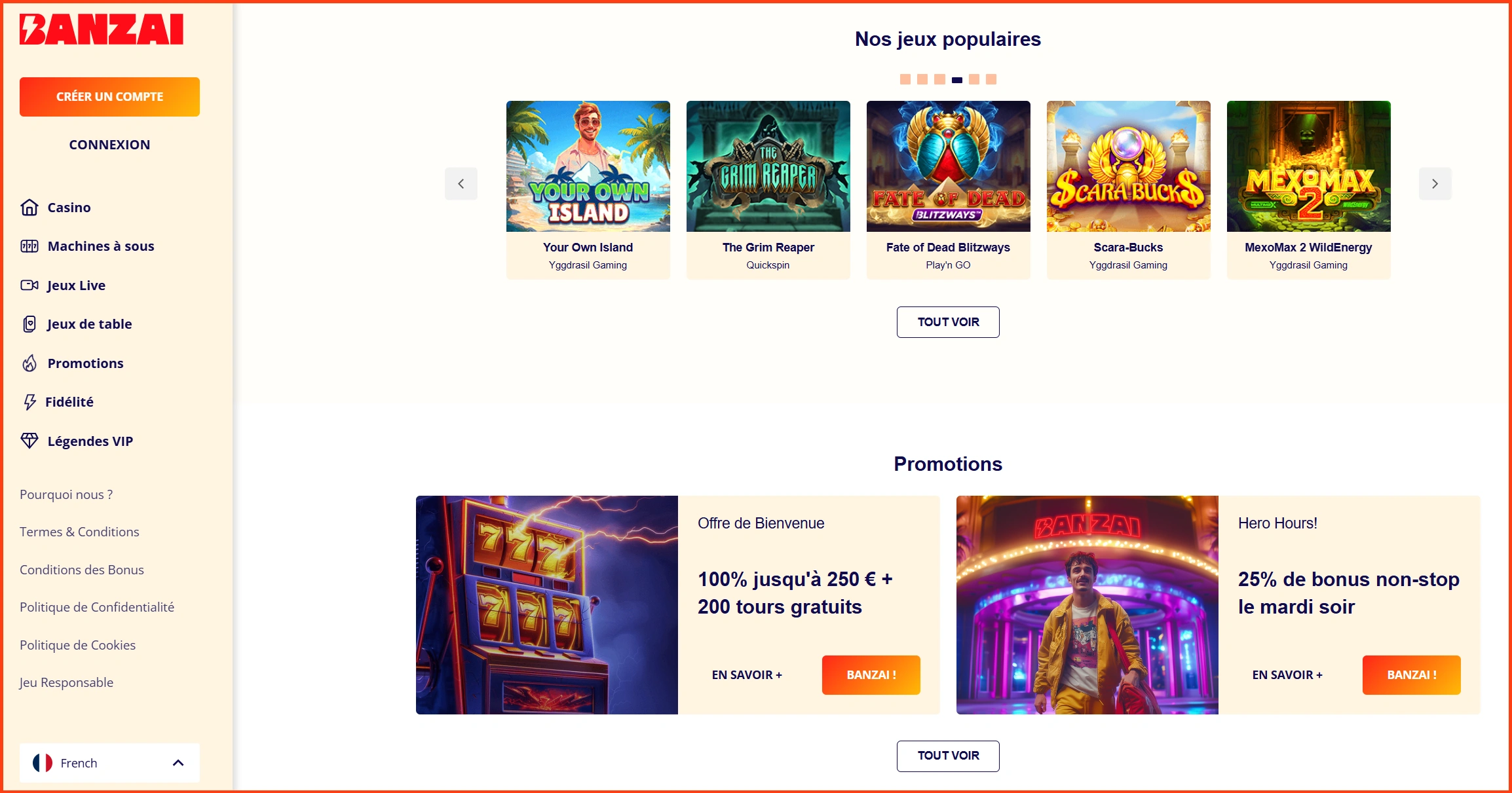 Banzai Casino : revue exhaustive et captivante